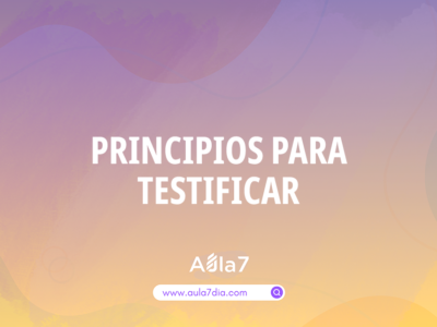 Principios para testificar